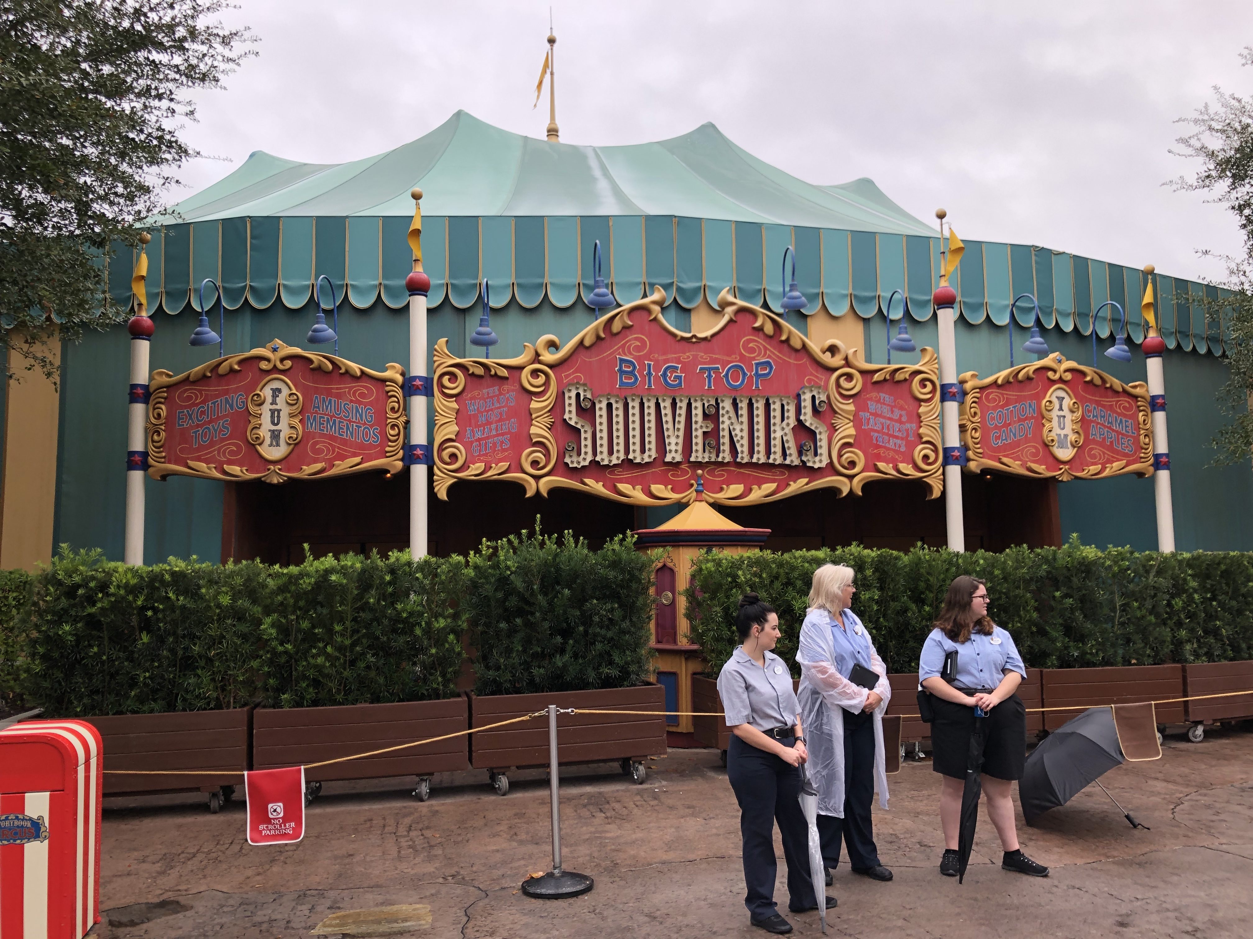 Big Top Souvenirs in Storybook Circus at Magic Kingdom Remains Closed