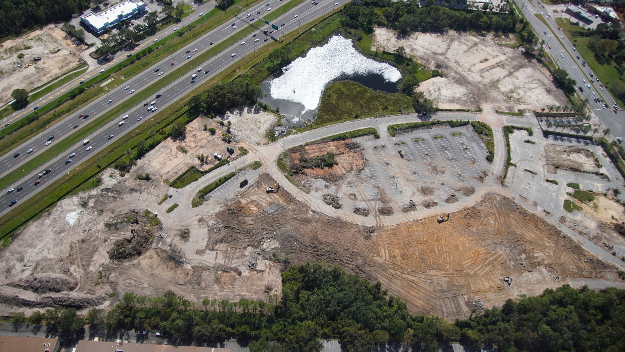 New Aerial Photos Show Demolition Progress of Crossroads Plaza
