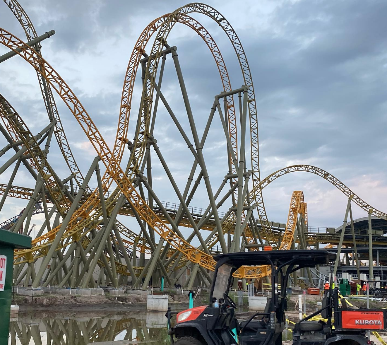 Onsite Photos of High-Speed Dual-Racing Roller Coaster at Universal’s ...