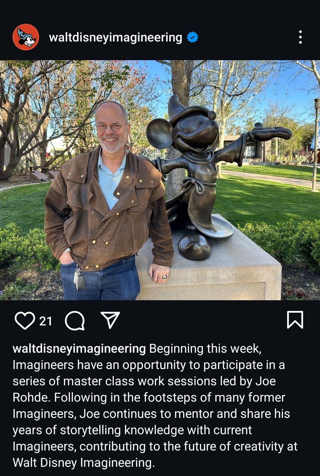 Joe Rohde Confirms He’s Working With Walt Disney Imagineering [Update]
