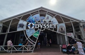 New Marquee Sign for Expedition Odyssey at SeaWorld Orlando Installed