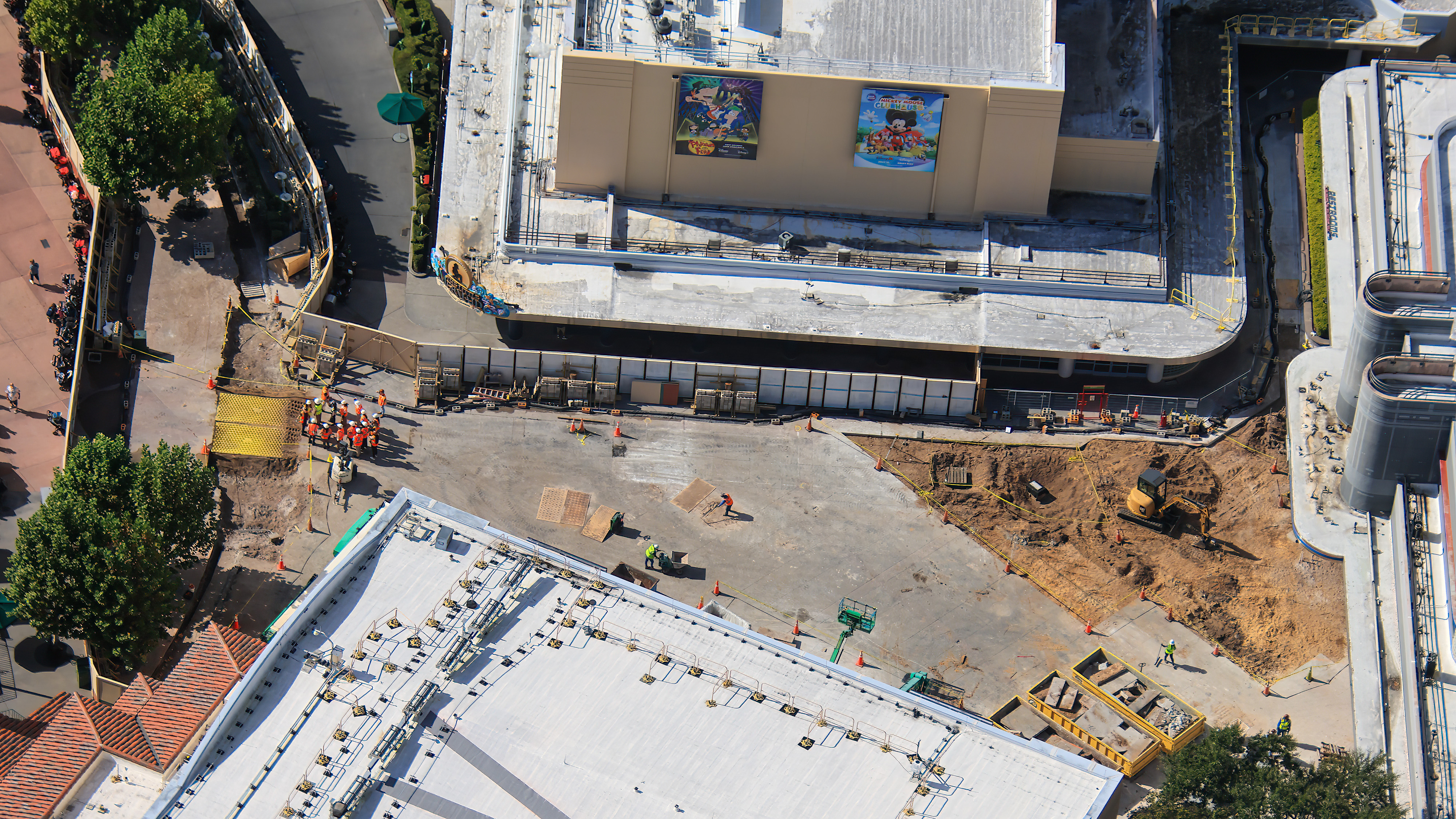 New Aerial Photos Show Construction Progress of The Magic of Disney ...