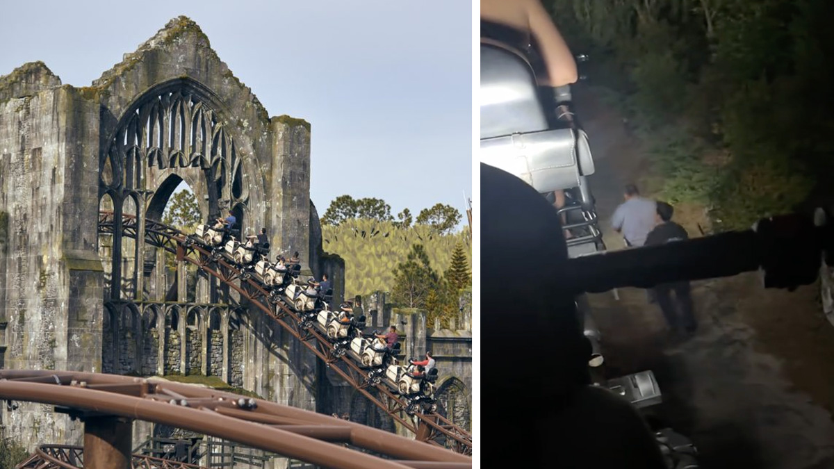 WATCH: Guests Stuck on Hagrid’s Magical Creatures Motorbike Adventure at Universal’s Islands of Adventure