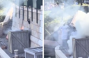 Fire in France Pavilion at EPCOT Caught on Camera