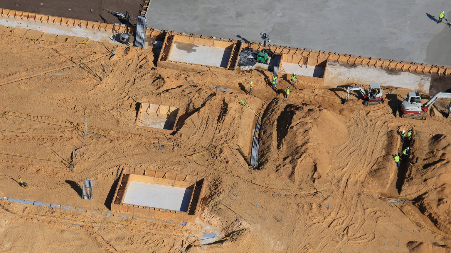 New Aerial Photos Show Construction Progress of Monstropolis Roller ...