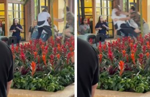 WATCH: Man Forcefully Shoved During Physical Altercation at Disney Springs