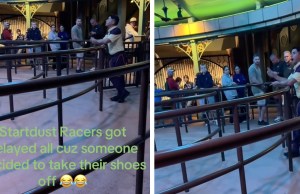 WATCH: Team Member Warn Guests Not to Take Shoes Off Whilst Riding Stardust Racers at Universal’s Epic Universe